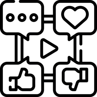 Social Media Management Icon